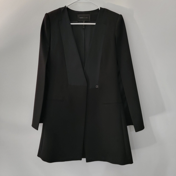XXS BCBG Maxazria Black Cape Vest/Blazer - Picture 4 of 5